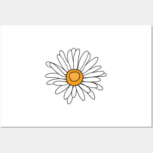 Daisy Garden Flower Posters and Art